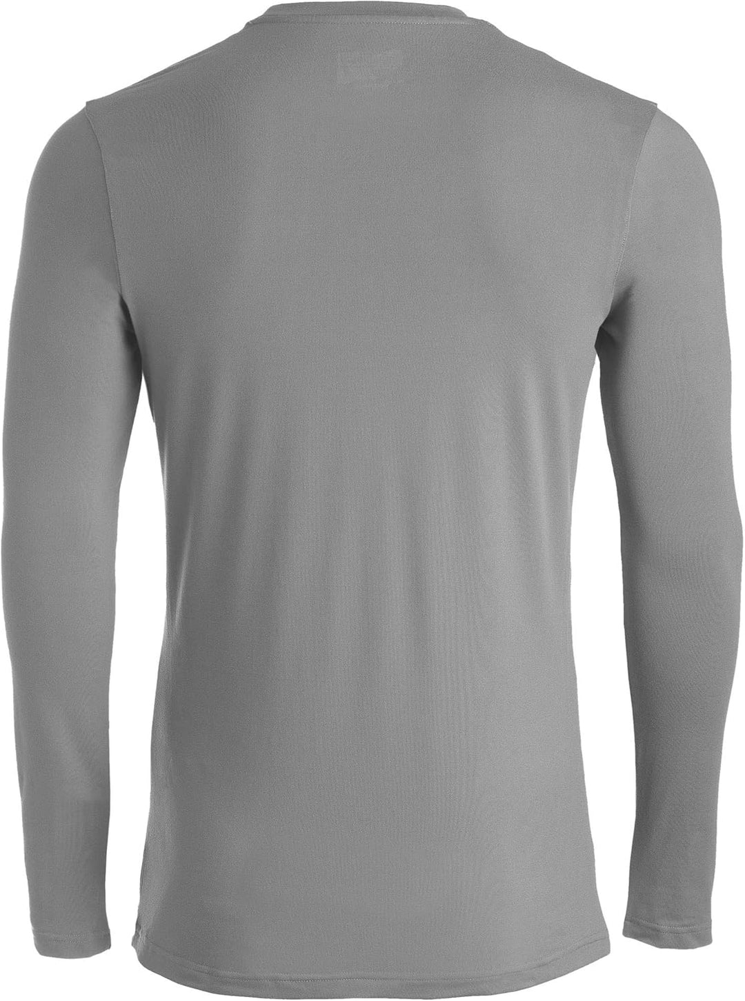 Mizuno Youth Comp Diamant Long Sleeve Crew, Grau, Large