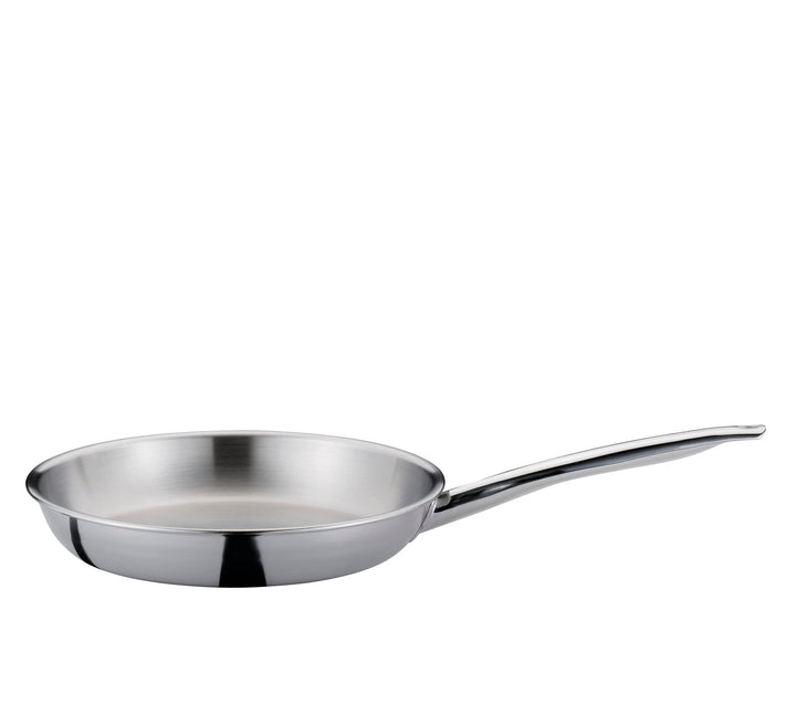 Spring 0414856032 Brigade Premium Bratpfanne, Edelstahl, silber, 5,5 x 35 x 58 cm 32 cm D, 32 cm D