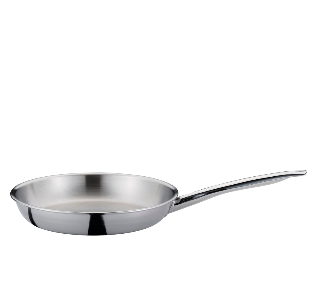 Spring 0414856032 Brigade Premium Bratpfanne, Edelstahl, silber, 5,5 x 35 x 58 cm 32 cm D, 32 cm D