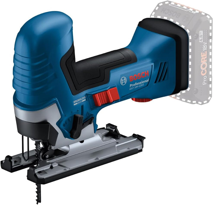 Bosch Professional 18V System Combo Kit: GSR 18V-55 + GST 18V-125 S + GKS 18V-57-2 + GSA 18V-28 + GD