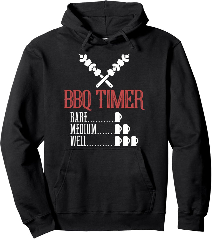 Barbecue Grillparty Bier Grillmeister Lustiges Grillen Pullover Hoodie