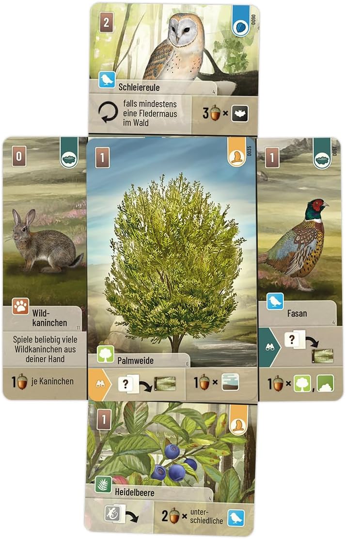 Lookout, Mischwald: Dartmoor, Grundspiel, Familienspiel, Kartenspiel, 2-5 Spieler, ab 10+ Jahren, 60