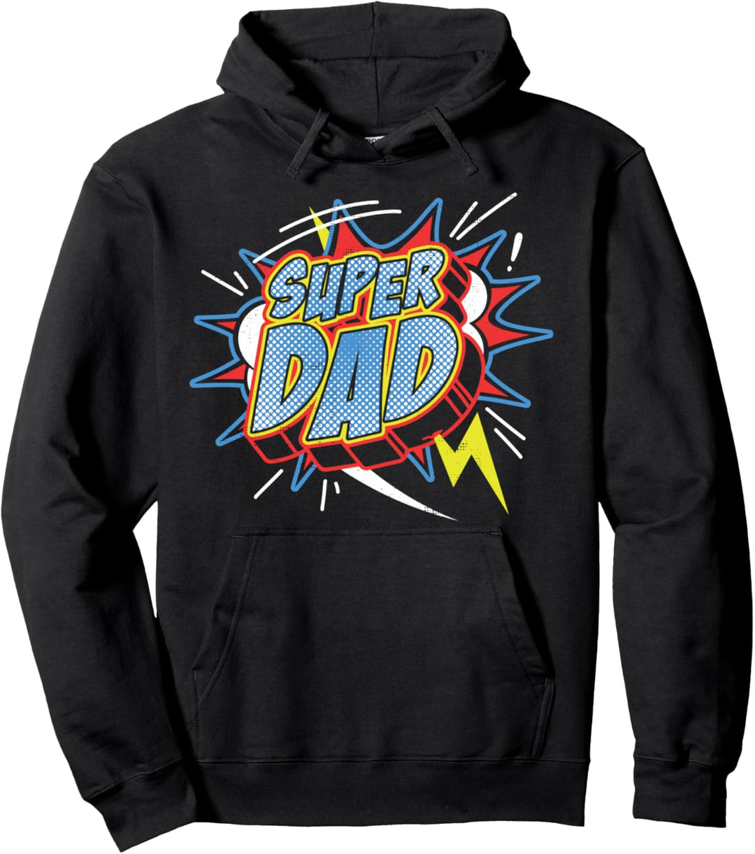 Super Dad Superhero Gift T-Shirt Vatertag Geschenk Tee Pullover Hoodie