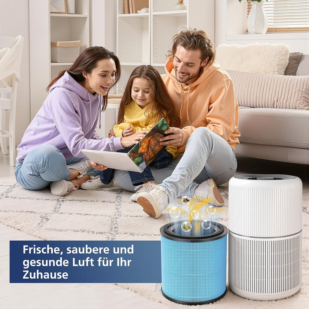 AP0601 Ersatzfilter für AIRTOK AP0601 Luftreiniger | 4-in-1 hocheffizienter Aktivkohle-Luftfilter Er