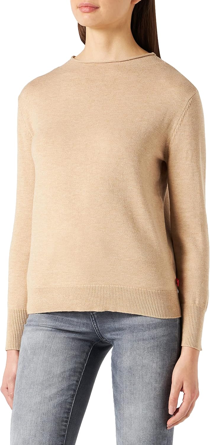 Street One Damen Pullover 36 Clear Sand Melange, 36 Clear Sand Melange