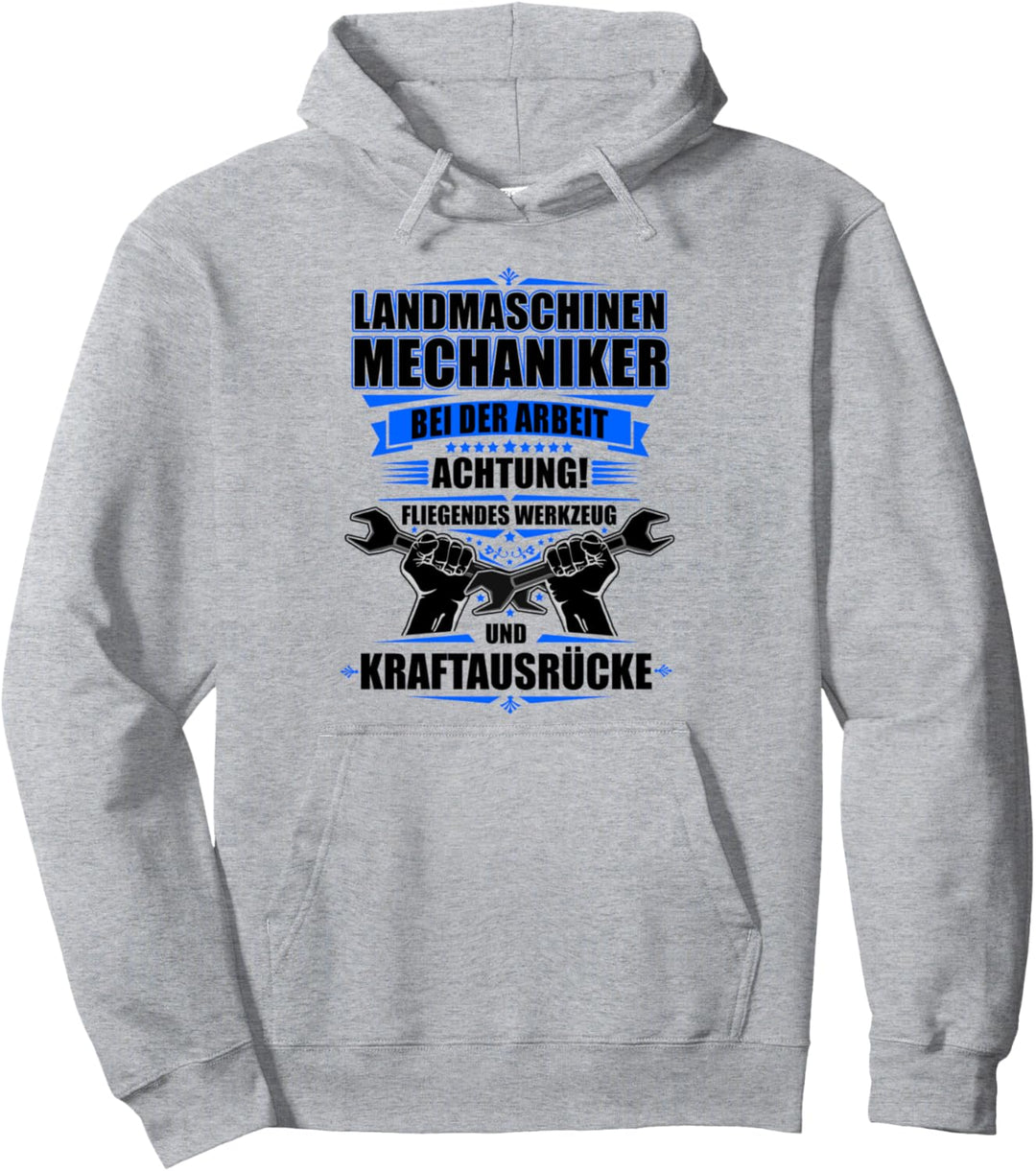 Landmaschinenmechaniker Bei Der Arbeit Pullover Hoodie