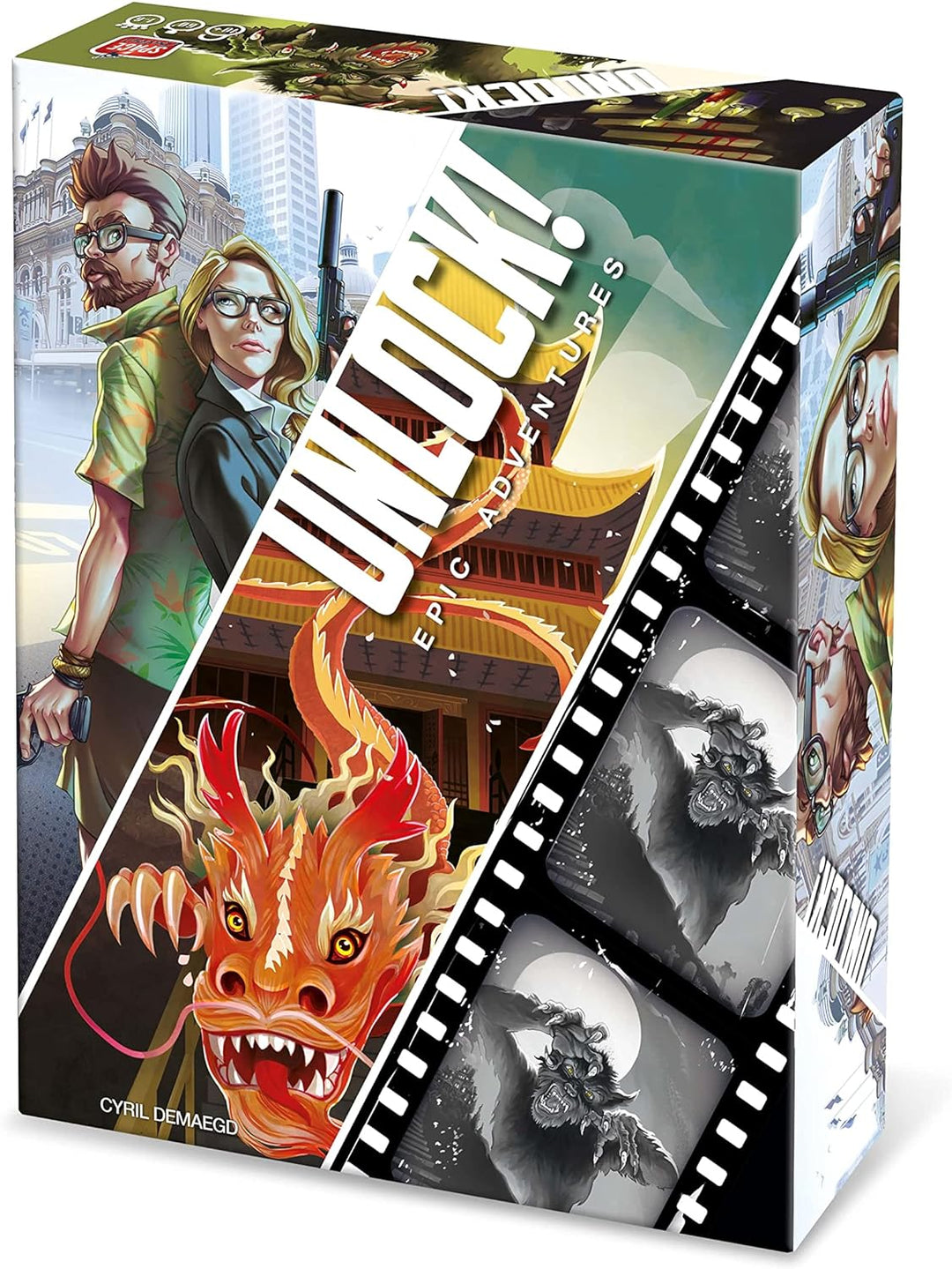 Asmodee - Unlock! Epic Adventures - Escape Room in einem Brettspiel, 1-6 Spieler, 10 Jahre alt, ital