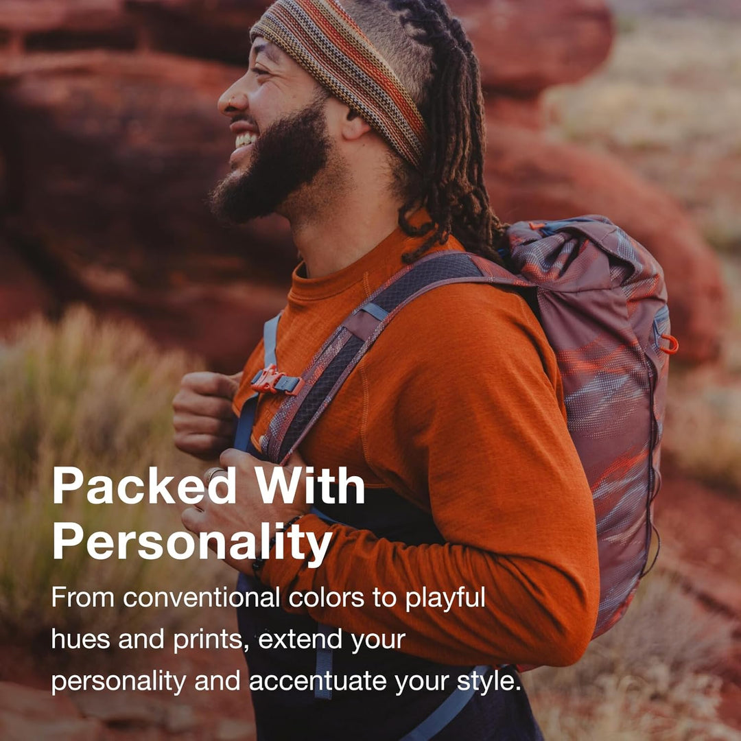 Osprey Unisex Daylite Cinch Pack Backpack (1er Pack), Blue Spikemoss/Alkaline
