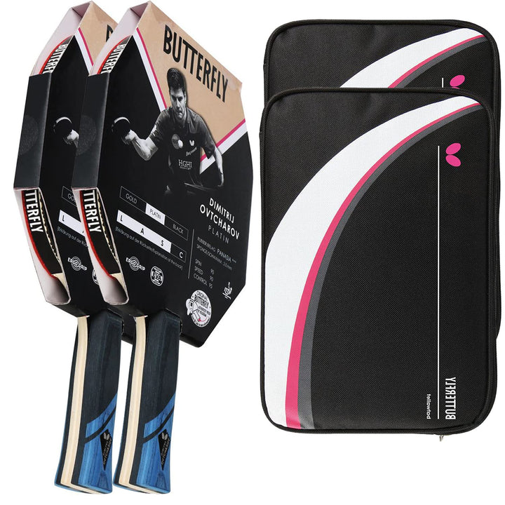 Butterfly® Dimitrij Ovtcharov Platin Tischtennisschläger | Eva-Technologie | ITTF zertifizierter Pan