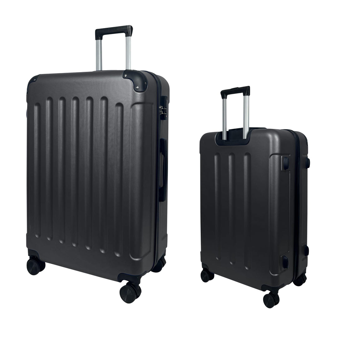 MY TRAVEL BAG Hartschalen-Koffer Reisekoffer ABS Koffer Trolley (Handgepäck-Mittel-Gross-Set) 4 Dopp