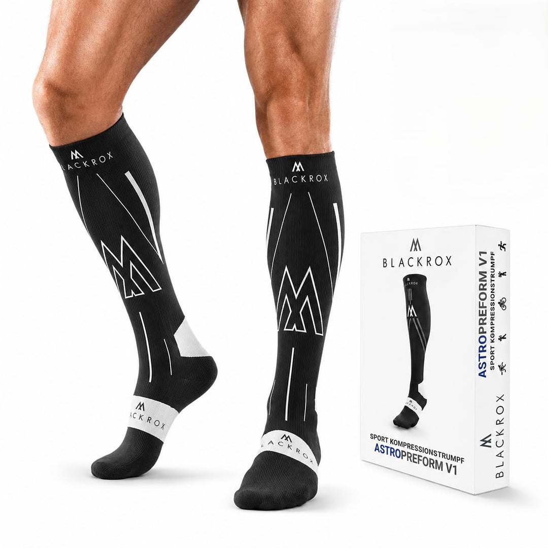 BLACKROX Kompressionsstrümpfe Sport Astropreform Kompressionssocken Vergleichssieger Sportkompressio
