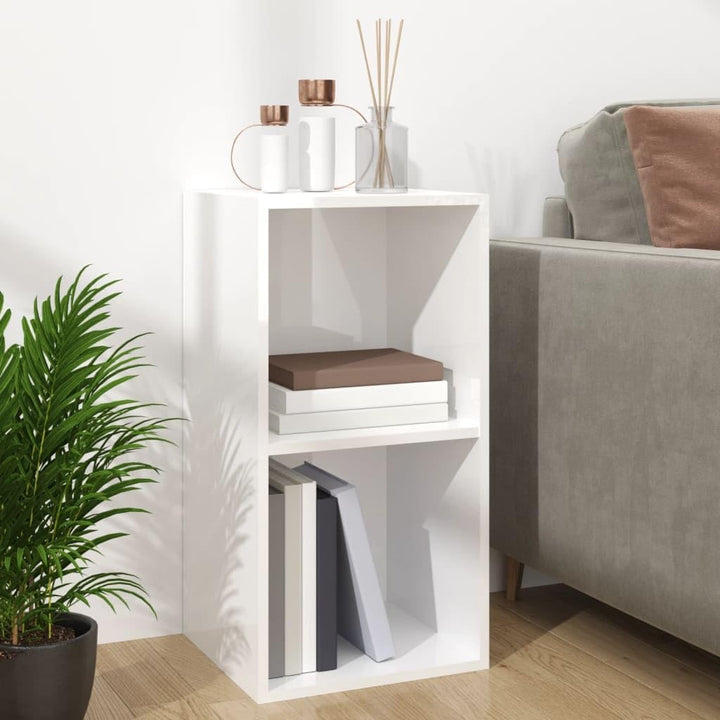 vidaXL Vinyl Aufbewahrungsbox mit 2 Fächern Box Aufbewahrung Kasten LP Schallplatten Sammlung Regal