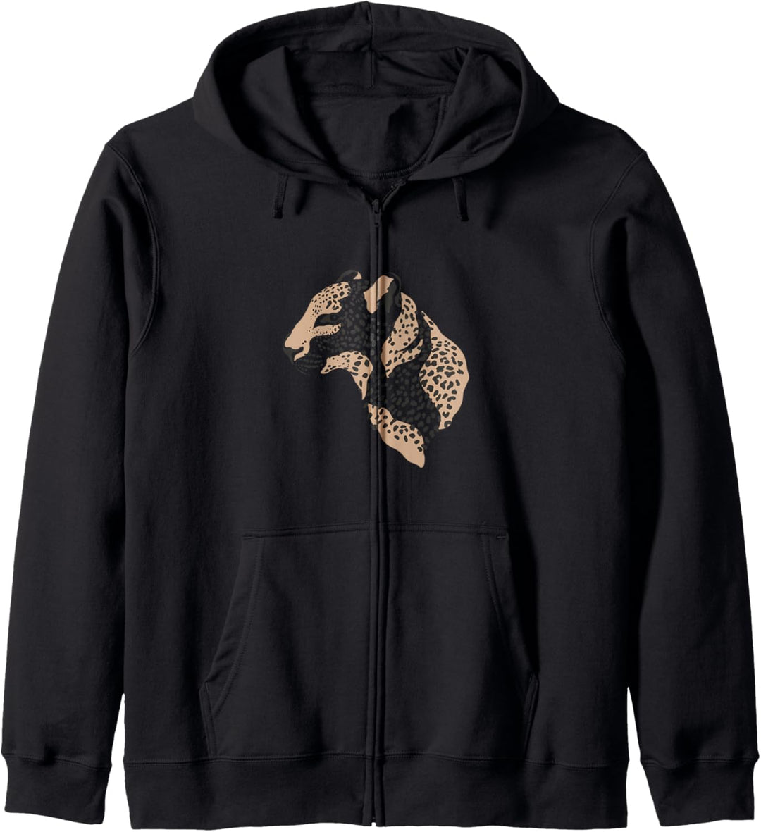 Leopard Kapuzenjacke