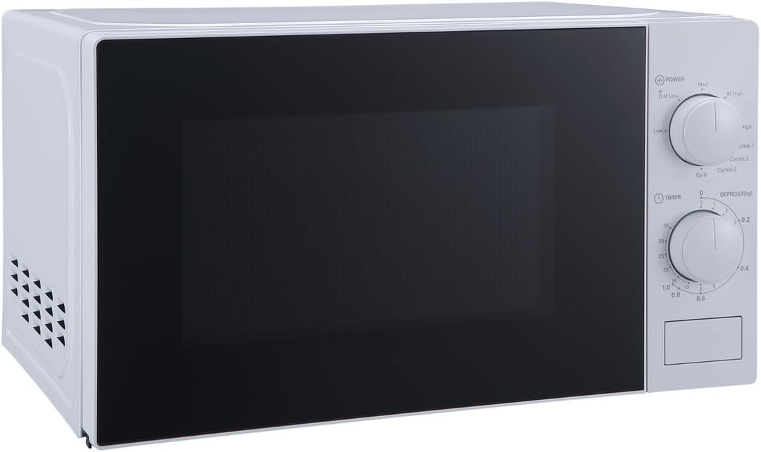 aro Mikrowelle MW10720, Stahl-SPCC, 43.9 x 33.4 x 25.8 cm, 20 L, 700 W, 5 Programme, Timerfunktion,