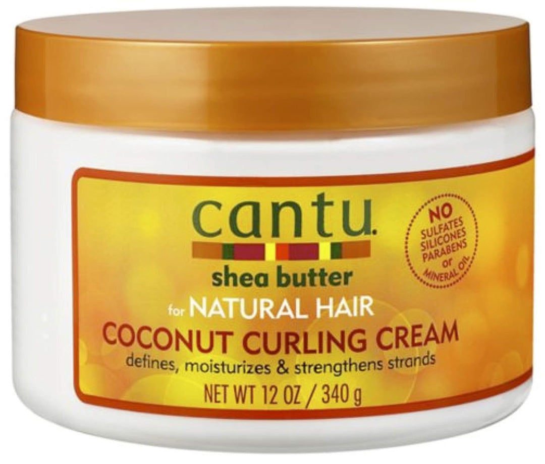 Cantu Curl Control Combo - Feuchtigkeitsspendende Activator Creme 355 Ml, Coconut Curling Cream 340