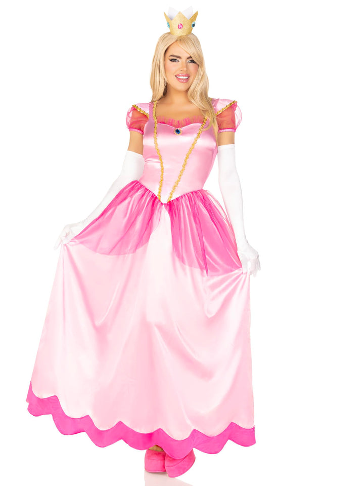 LEG AVENUE Damen Classic Peachy Pink Princess Erwachsenenkost me, Rosa, Large (EUR 40), Large (EUR 4