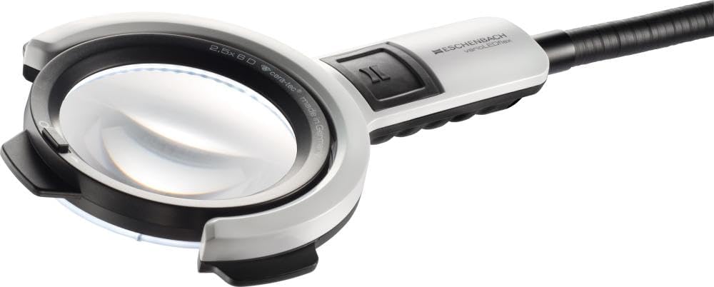 Eschenbach 27815 LED VarioLED Flex XL Lupe Durchmesser 76mm Lav
