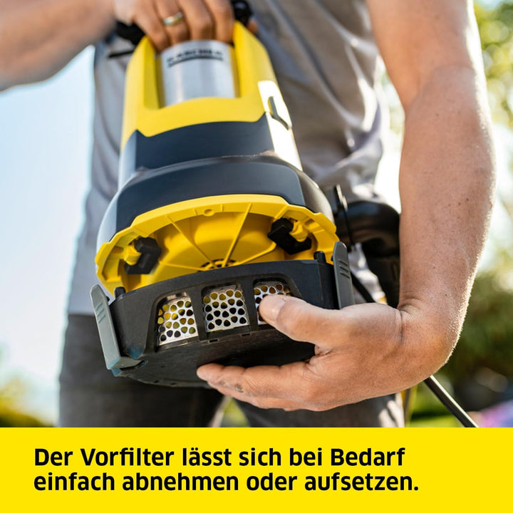 Kärcher SP 17.000 Flat Level Sensor flachsaugende Tauchpumpe, Fördermenge: 17.000 l/h, Eintauchtiefe