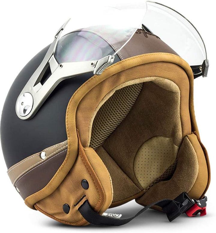 Soxon® SP-325 Urban „Black“ · Jet-Helm · Motorrad-Helm Roller-Helm Scooter-Helm Moped Mofa-Helm Chop