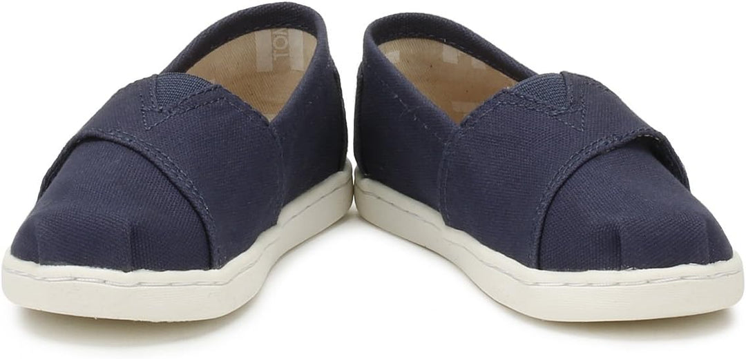 TOMS Unisex Kinder Alpargata Flache Slipper 17.5 EU Marineblau, 17.5 EU Marineblau
