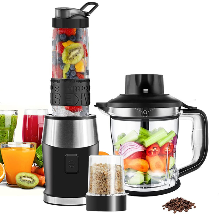Mixer Smoothie Maker, 700 Watt Standmixer Smoothie Mixer, Multifunktion Smoothiemaker/ Fleisch Zerkl