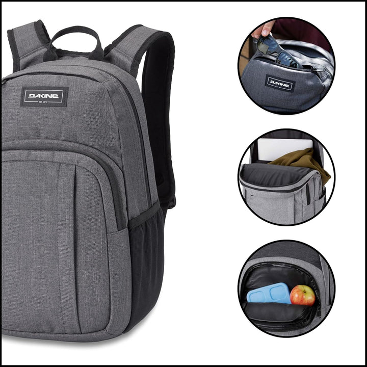 Dakine Rucksack Campus, widerstandsfähiger Rucksack mit Laptopfach und Schaumstoffpolster am Rücken