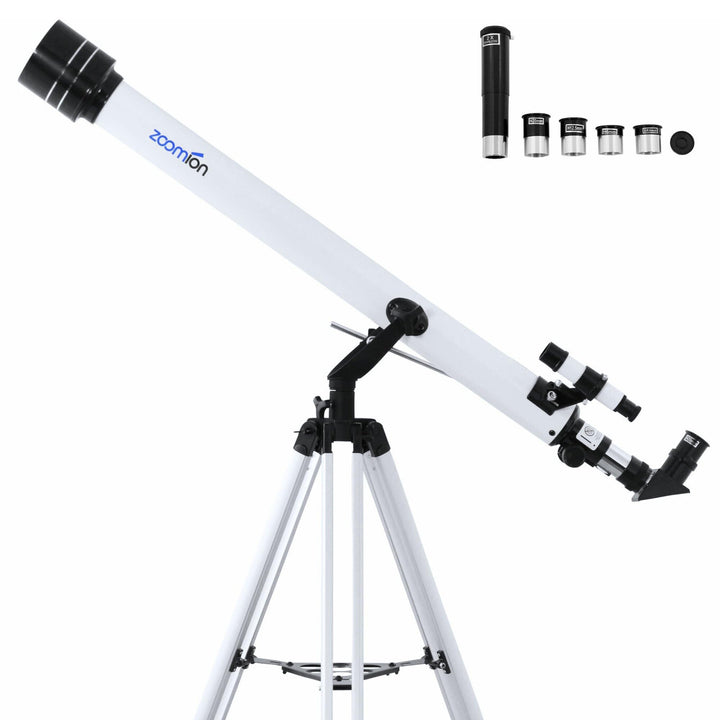 Zoomion Viking 60/900 AZ Teleskop Set für Kinder und Einsteiger in die Astronomie - Astronomisches F