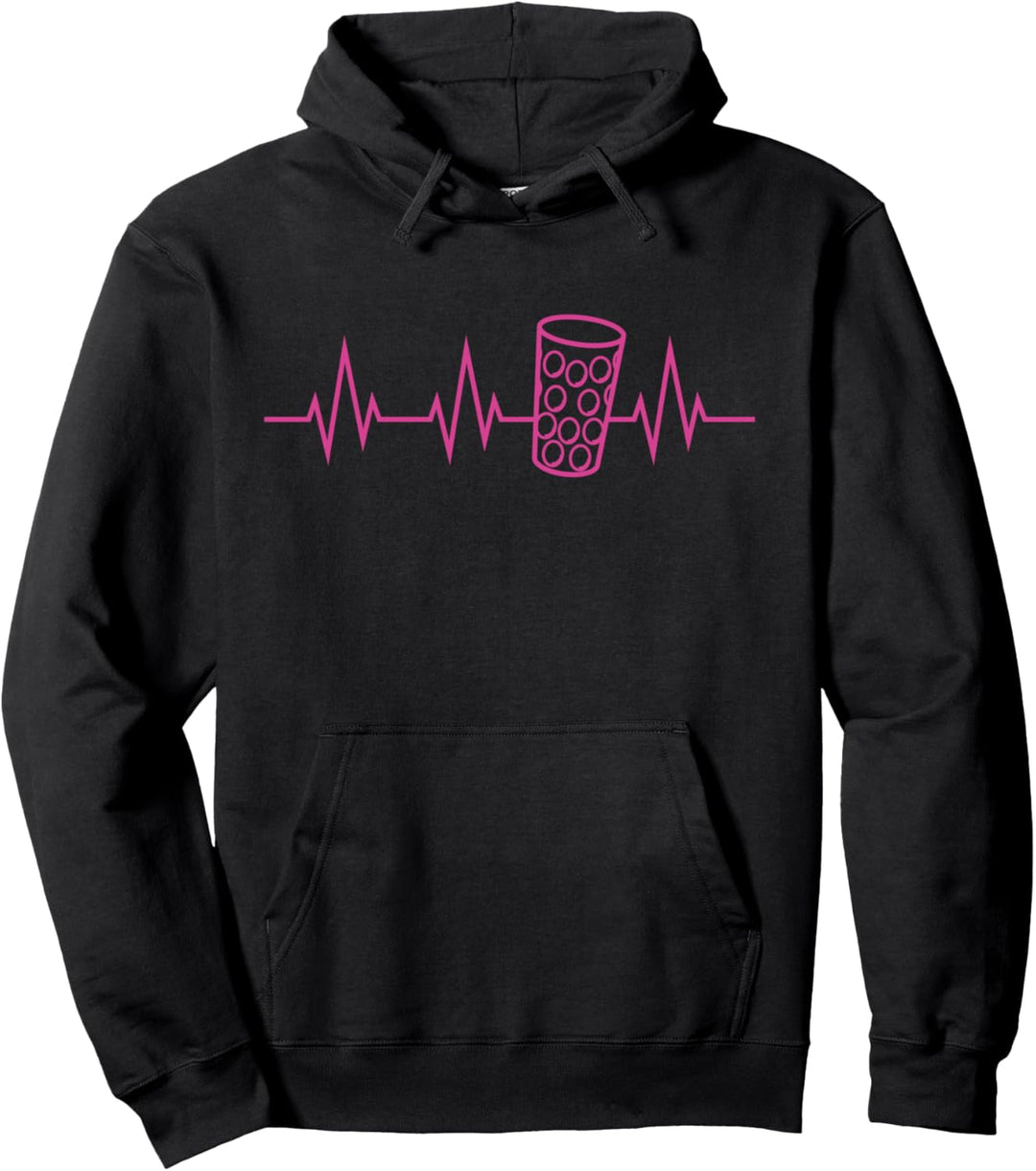 Dubbeglas Herzschlag Pfalz Weinfest und Pfälzer Lebensart Pullover Hoodie