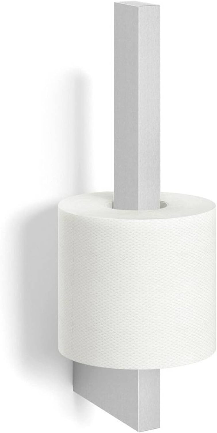 ZACK Linea PORTARROLLOS WC VERTI. Mate, Ceramic, Silber, One Size