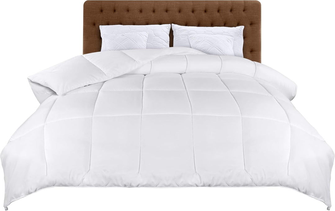 Utopia Bedding Bettdecke 240 x 260 cm, leichte Bettdecke mit Polyesterfüllung für 4 Jahreszeiten, Mi