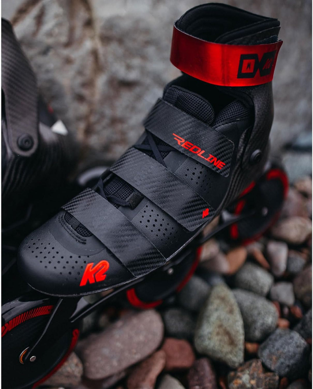 K2 Skates Unisex Inline Skates REDLINE 125, black - red, 30F0199 EU: 41.5 (UK: 7.5 / US: 8.5) black