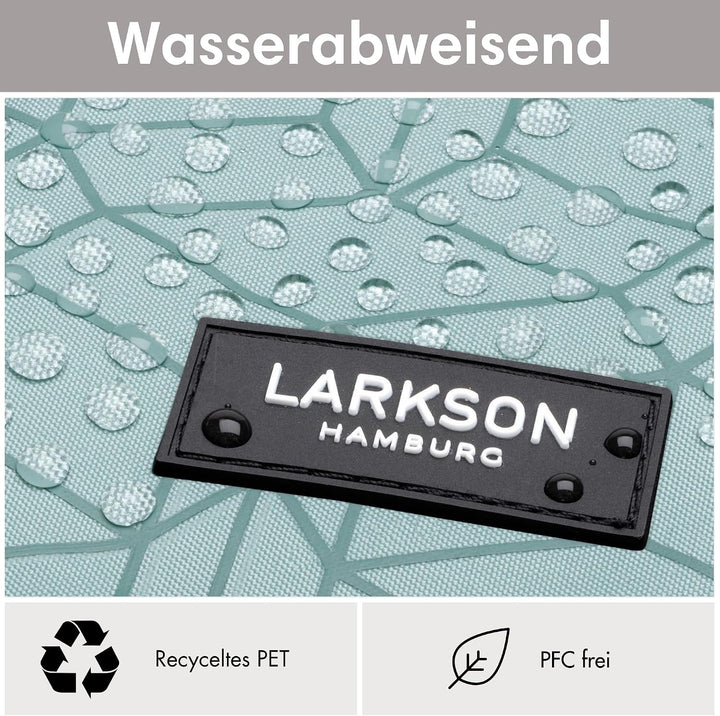 LARKSON Rucksack Damen &amp; Herren Grün - Tammo - Rolltop Daypack für Arbeit Uni Fahrrad - Backpack mit