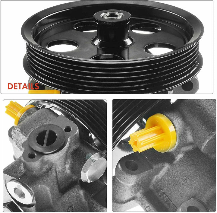 Frankberg Servopumpe Hydraulisch Lenkung mit Riemenscheibe Kompatibel mit Mondeo III B5Y B4Y BWY 1.8