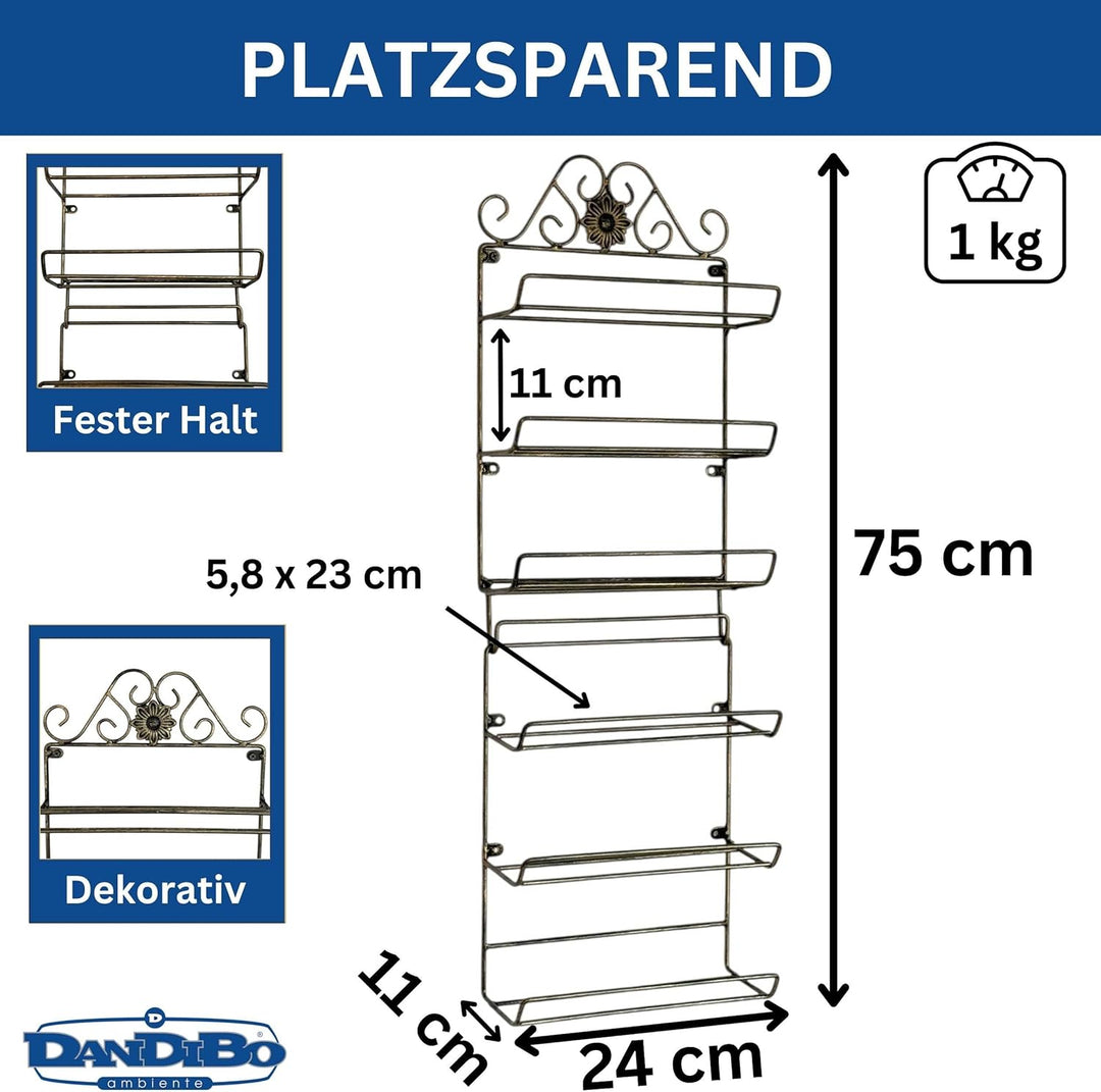 DanDiBo Weinregal Wand Metall Schwarz 240404 Flaschenregal Schmal Wandmontage Wine Rack Weinflaschen