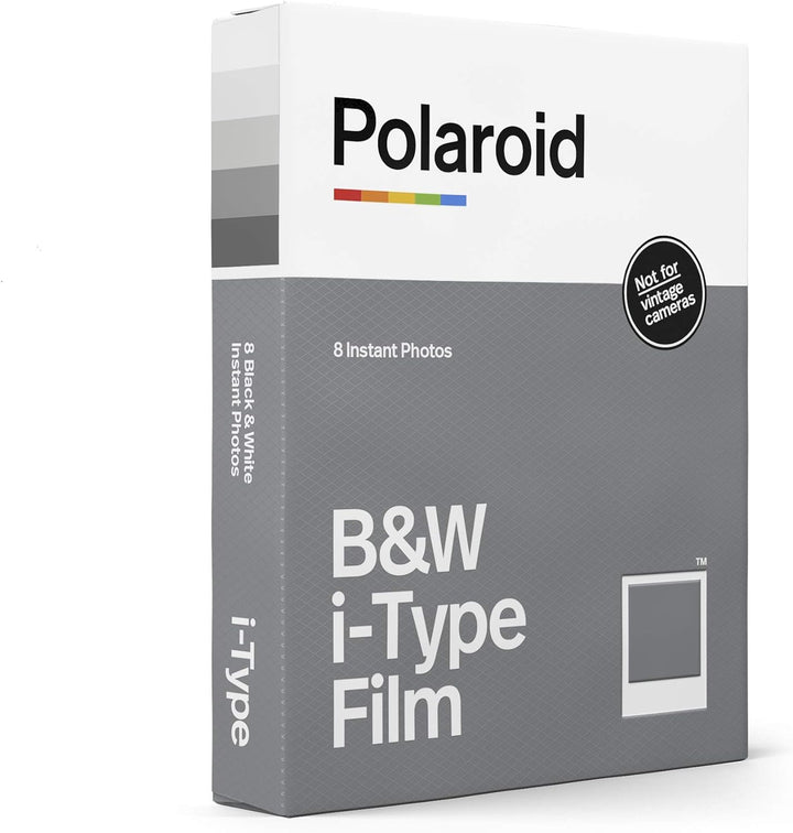 Polaroid – 6009 – Sofortbild-Farbfilm Typ I – Einzelpackung – 16 Fotos & Polaroid B&W Film für i-Typ