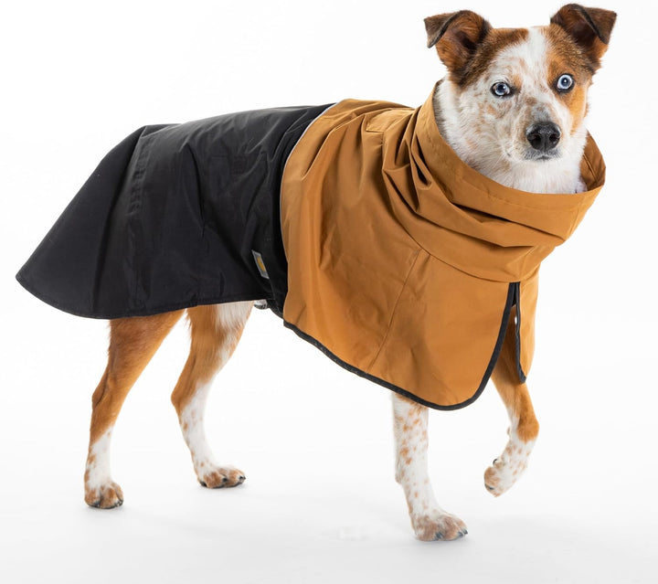 Carhartt Strapazierfähige Hunde-Regenjacke mit wasserdichtem Sturmschutz-Material und verstellbaren