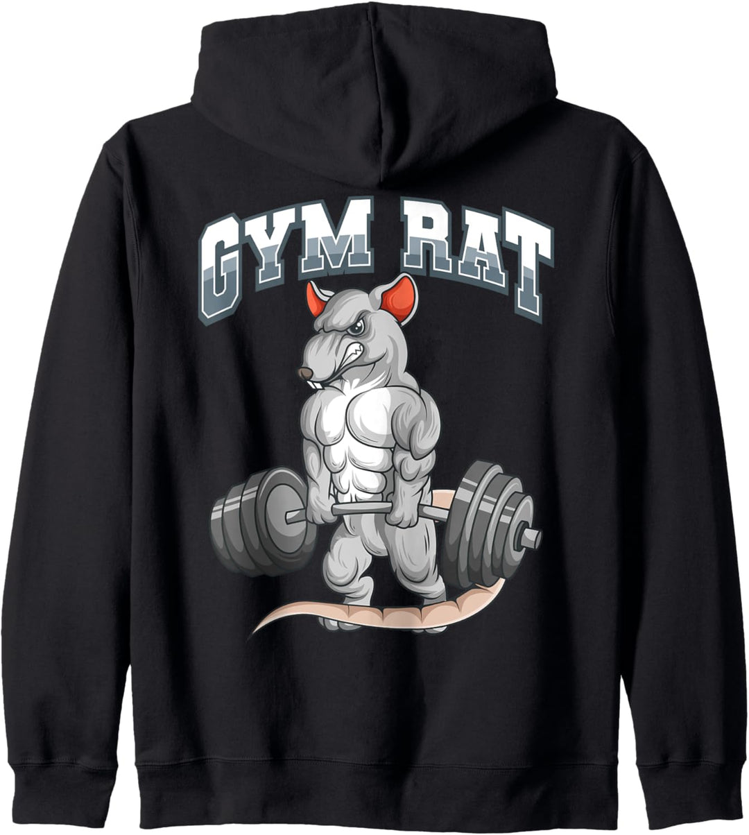 Gym Rat Fitness Ratte Bodybuilding Ratten Kapuzenjacke