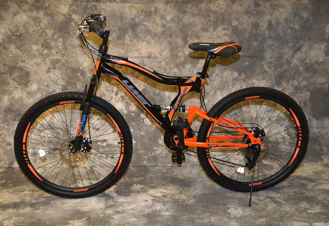 26 Zoll MTB Albatros Vollgefedert, 21-Gang Shimano Kettenschaltung, Scheibenbremsen NEU 2659-SCHWARZ