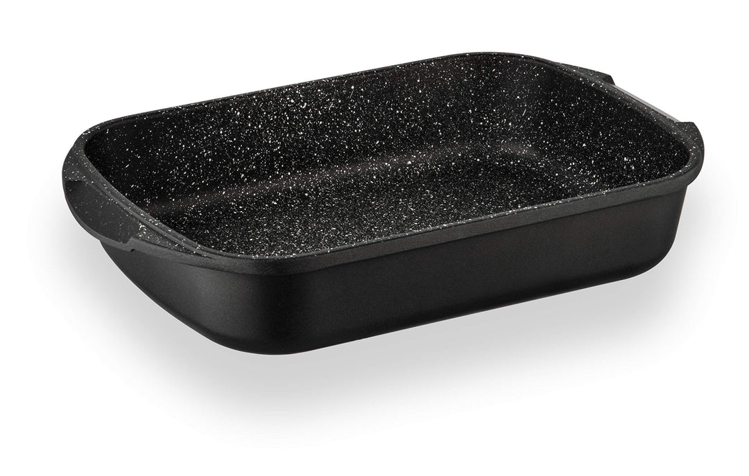 Barazzoni die Kochen besondere Lasagneform 30 x 22 cm Nero Puntinato, 30 x 22 cm