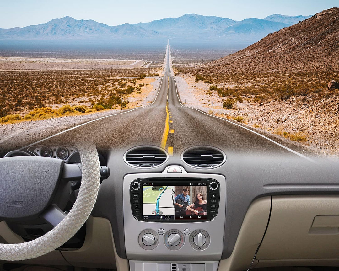 SXAUTO Autoradio Android 10 Passt für Ford Mondeo/Focus/Fusion/Transit/Fiesta/Galaxy - Kamera Canbus