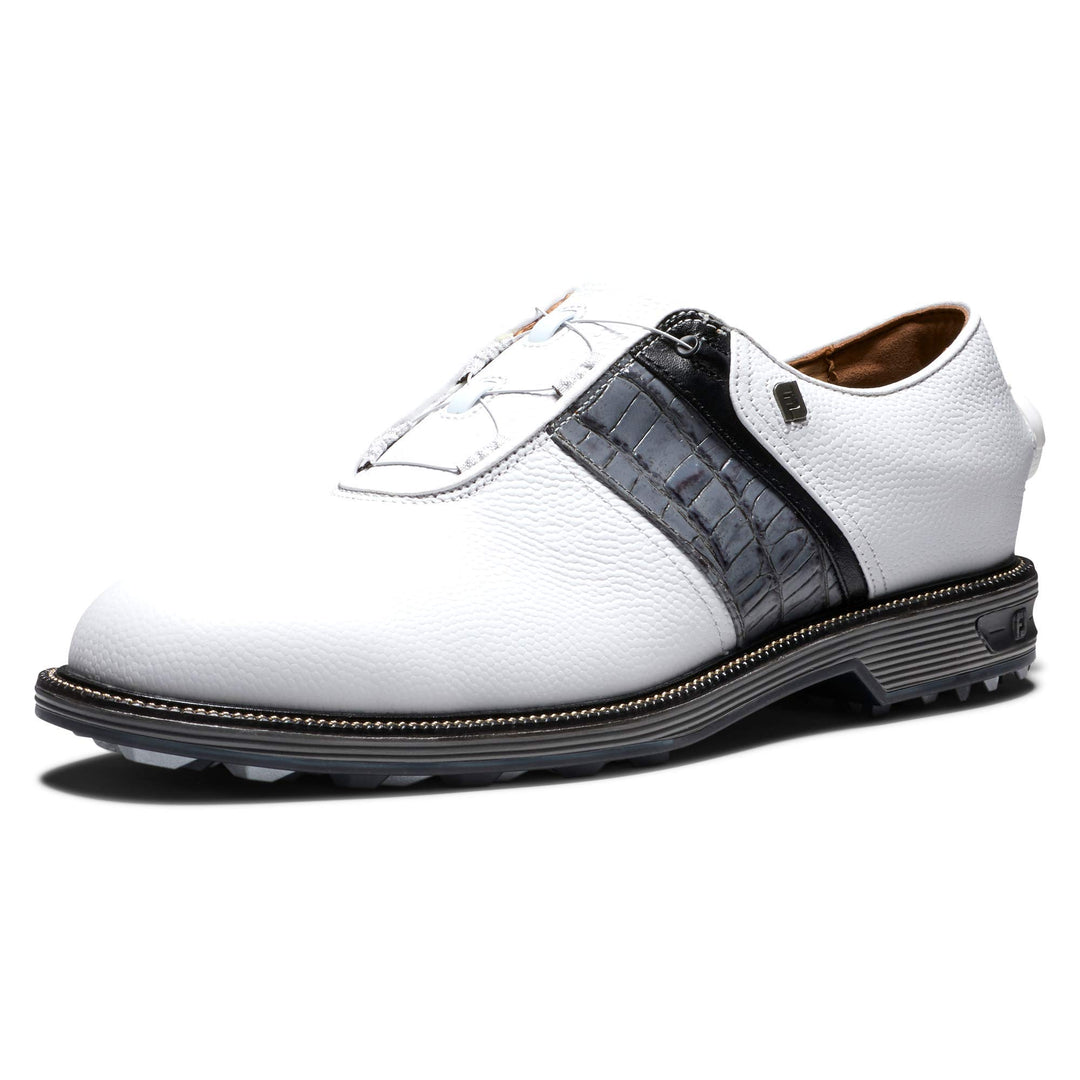 FootJoy Herren Premiere Serie Tarlow Golfschuh 39.5 EU X-Weit Weiss Grau, 39.5 EU X-Weit Weiss Grau