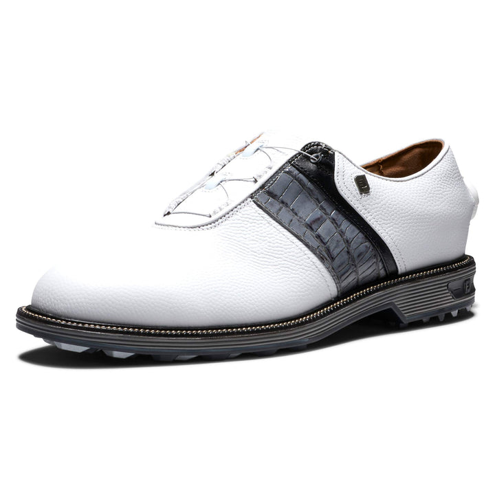 FootJoy Herren Premiere Serie Tarlow Golfschuh 39.5 EU X-Weit Weiss Grau, 39.5 EU X-Weit Weiss Grau