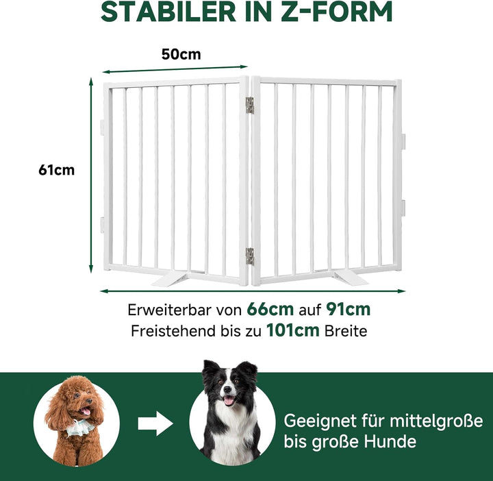 Snagle Paw Vollmetall Freistehend Absperrgitter,für den Innenbereich Hundegitter mit Bodenschonenden