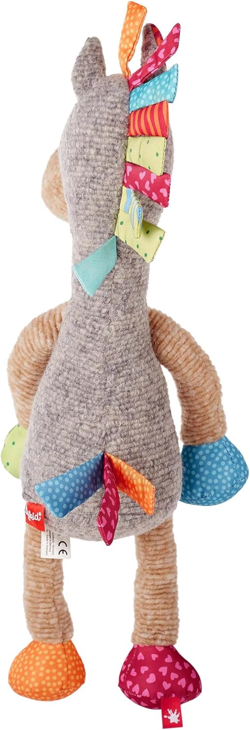 SIGIKID 42843 Stofftier Pferd Patchwork Sweety Kuscheltier zum Spielen & Schmusen aus weichem Materi