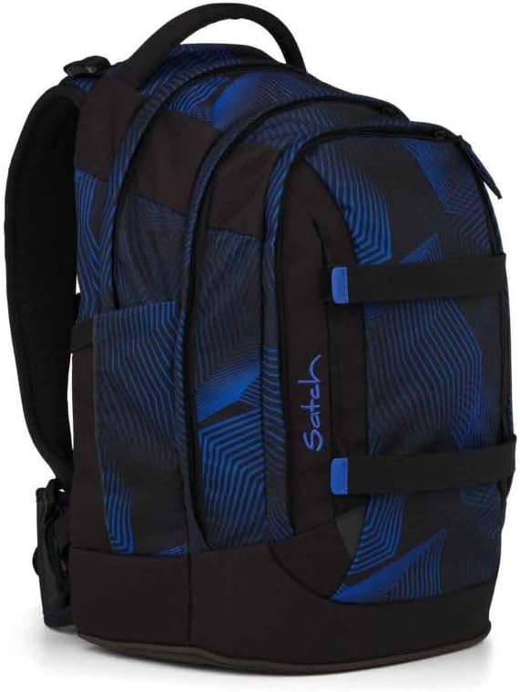 Satch Pack Schulrucksack Set 2tlg. inkl. Schlamperbox (Seismic Blue), Seismic Blue
