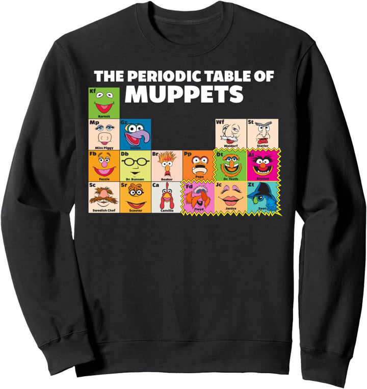 Disney The Muppets Periodic Table Of The Muppets Sweatshirt
