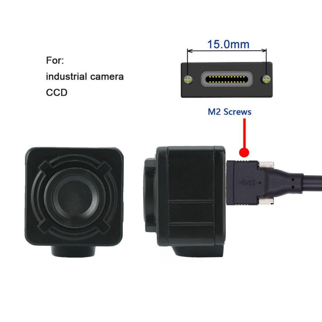 chenyang CY USB-Kabel für die Schalttafelmontage USB C-zu-USB-Datenkabel USB 3.1 Typ-C-Doppelschraub