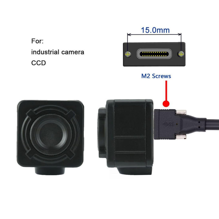 chenyang CY USB-Kabel für die Schalttafelmontage USB C-zu-USB-Datenkabel USB 3.1 Typ-C-Doppelschraub