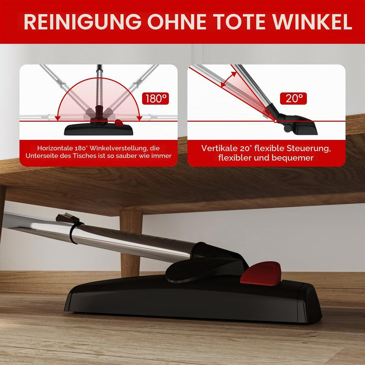 Staubsauger,20KPa/500W,Kabelstaubsauger,Staubsauger mit 5 Kabel,Handstaubsauger für Harte Böden/Tier