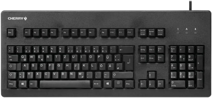 CHERRY G80-3000, Deutsches Layout, QWERTZ Tastatur, kabelgebundene Tastatur, mechanische Tastatur, C
